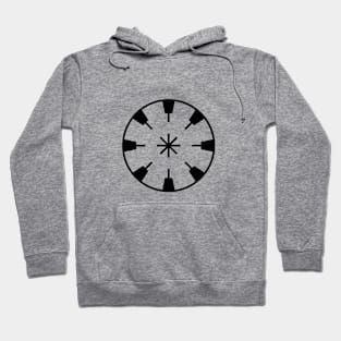 CIRCULO CON ASTERISCO DENTRO Hoodie